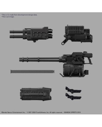 Model Kit Bandai Armored Core VI - packaging et contenu