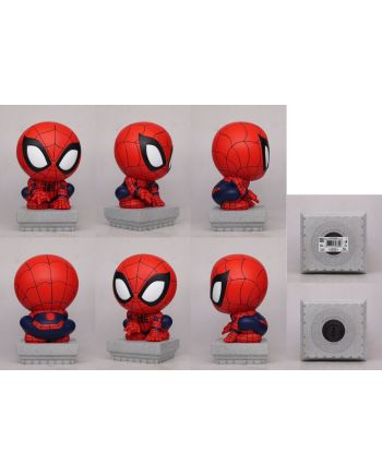 Tirelire Spider-Man accroupi 20cm Marvel Monogram - vue détail