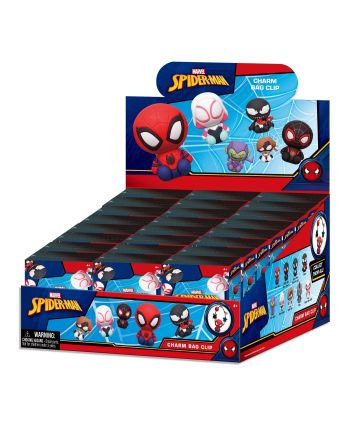 SPIDER-MAN - Charm Bag Clip (Display 24 Pcs) - vue principale
