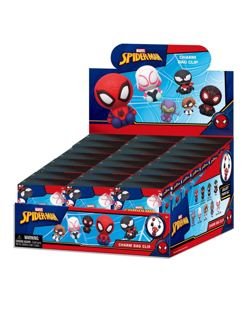 SPIDER-MAN - Charm Bag Clip (Display 24 Pcs) - vue principale