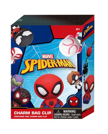 SPIDER-MAN - Charm Bag Clip (Display 24 Pcs) - vue de profil