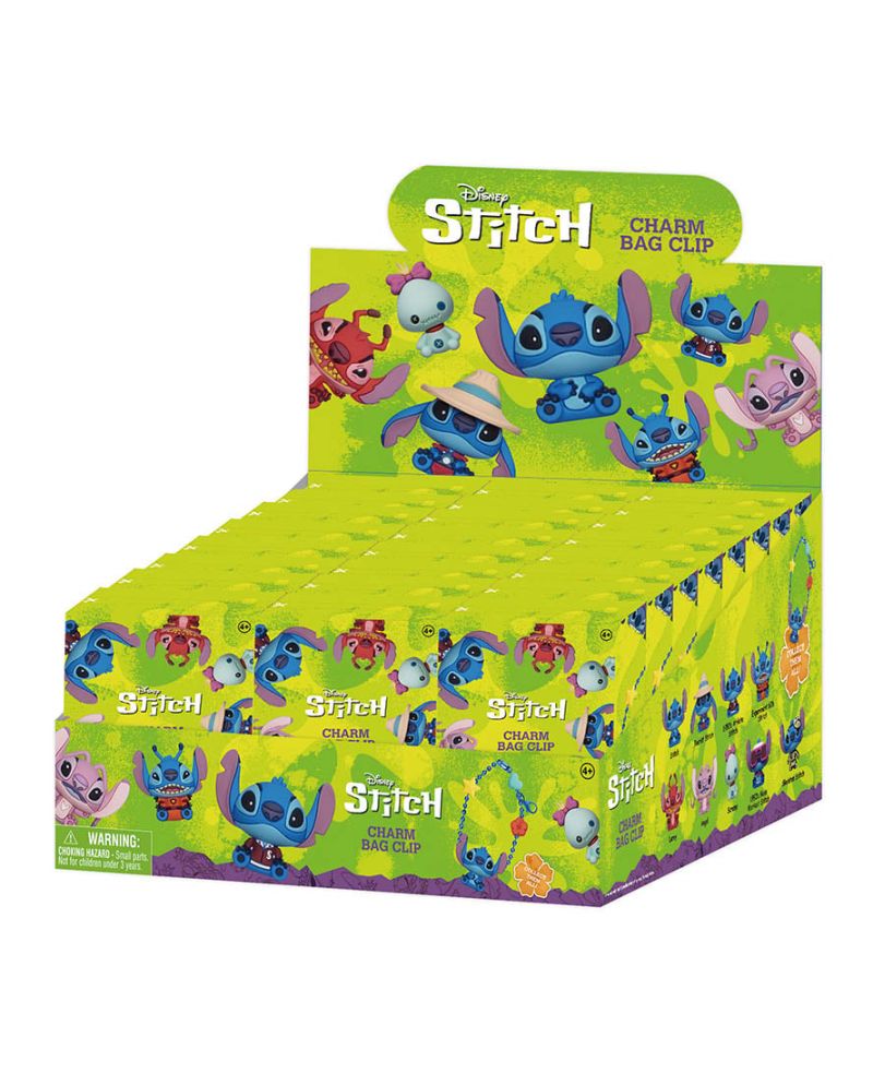 DISNEY - Stitch - Charm Bag Clip (Display 24 Pcs) - vue principale