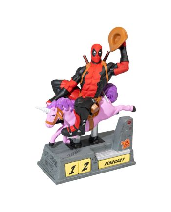 DEADPOOL - Licorne - Calendrier Perpétuel 3D en Résine - vue principale