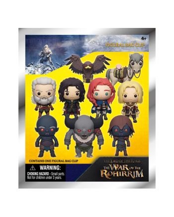 SEIGNEUR DES ANNAUX GUERRE ROHIRRIM -3D Foam Bag Clip (Display 24 Pcs) - vue de profil