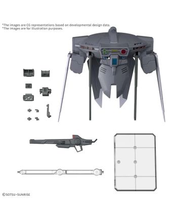 GUNDAM - OPTION PARTS SET GUNPLA 15 (CAVALIER AIFRID) - Model Kit - vue de face