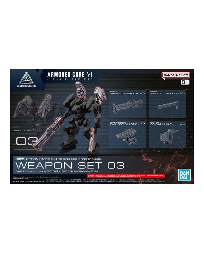 GUNDAM - 30MM OPTION PARTS SET ARMORED CORE - Model Kit - vue principale