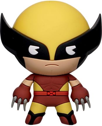 MARVEL - Wolverine (Tenue Brun) - Aimant à collectionner en mousse 3D - vue principale