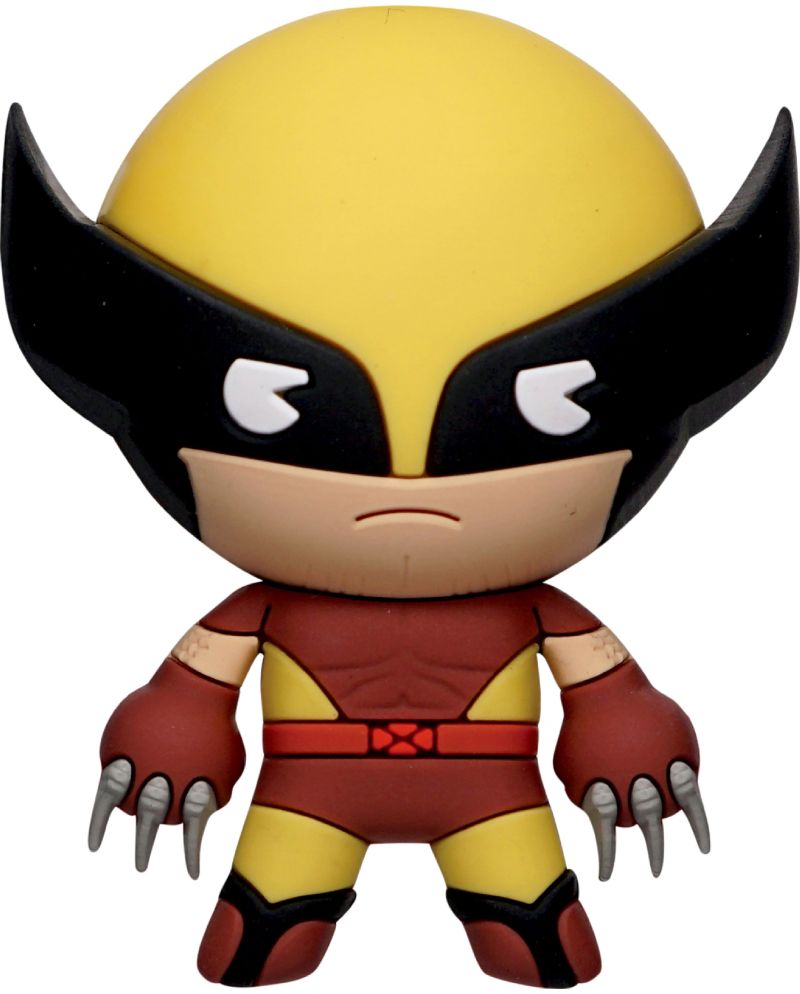 MARVEL - Wolverine (Tenue Brun) - Aimant à collectionner en mousse 3D - vue principale