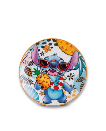 STITCH - Set de 2 Assiettes D19cm - Blanc - vue de face