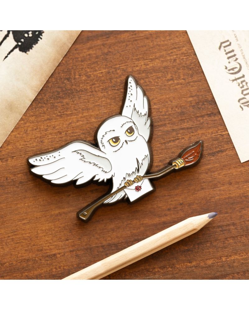 HARRY POTTER - Hedwige - Magnet en Métal 7cm - vue principale