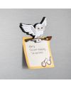 HARRY POTTER - Hedwige - Magnet en Métal 7cm - vue de dos
