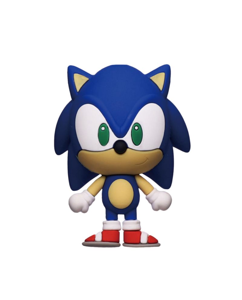 SONIC - Sonic debout - Aimant à collectionner en mousse 3D - vue principale