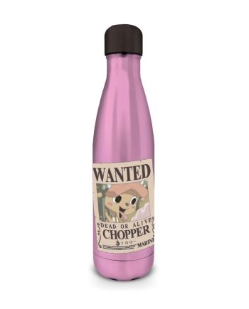 ONE PIECE - Chopper Wanted - Bouteille en métal - 540 ml - vue principale