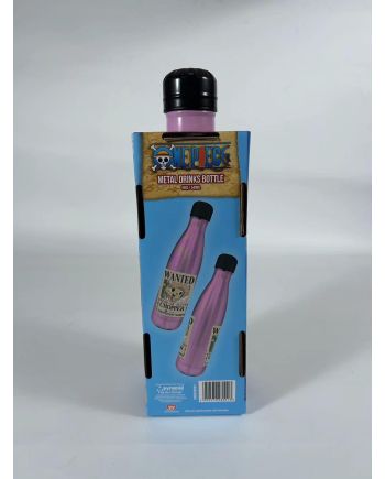 ONE PIECE - Chopper Wanted - Bouteille en métal - 540 ml - vue de dos