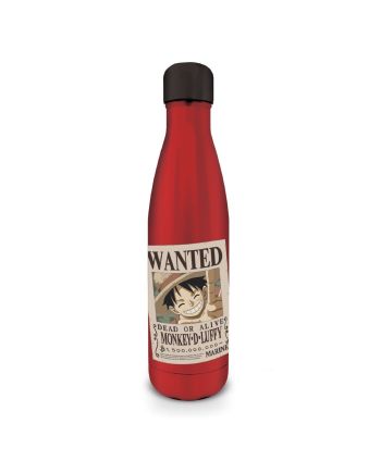 ONE PIECE - Luffy Wanted - Bouteille en métal - 540 ml - vue principale