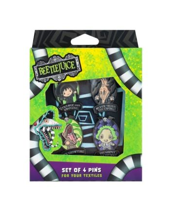 BEETLEJUICE - Set de 4 Pin's - vue de face
