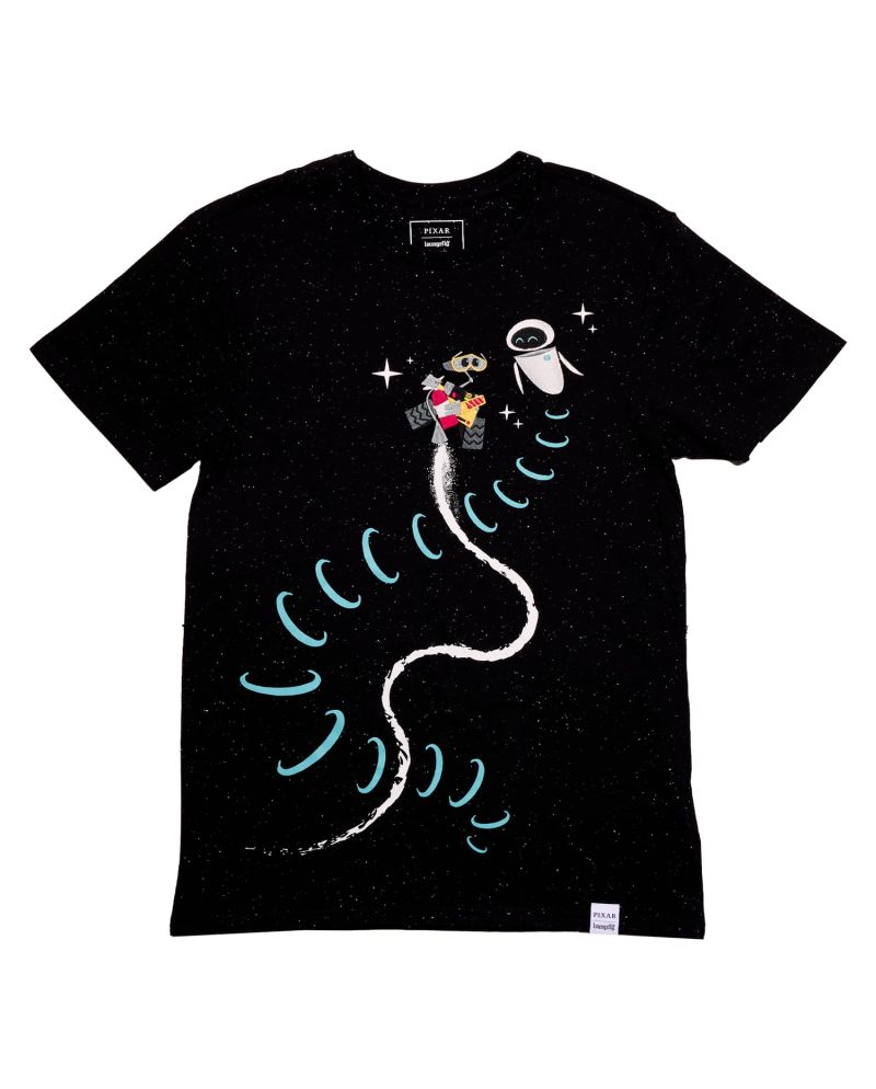DISNEY - Wall-E & Eve - T-Shirt Unisex Loungefly (M) - vue principale