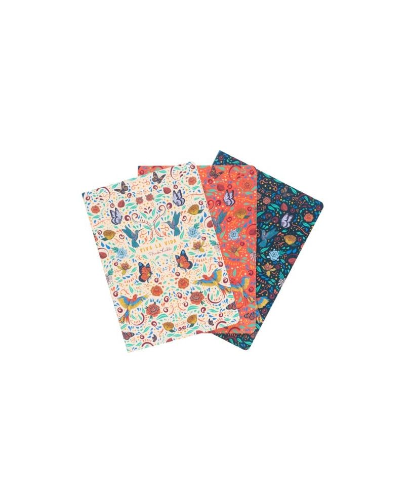 FRIDA KAHLO - Pack de 3 Notebooks - Format A5 - vue principale