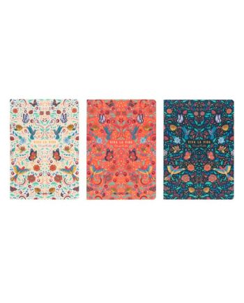 FRIDA KAHLO - Pack de 3 Notebooks - Format A5 - vue de profil