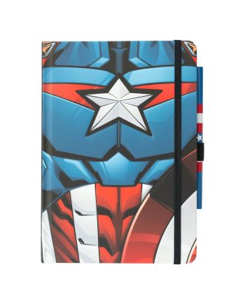 CAPTAIN AMERICA - Notebook Premium Format A5 + Stylo-Bille - vue principale