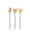POKEMON - Collection Flower - Set de 3 Crayons avec Topper - vue principale