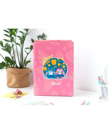 STITCH & ANGEL - Classeur à Rabats Premium avec Elastiques A4 - vue principale