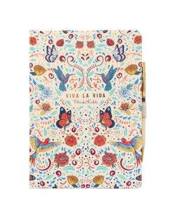 FRIDA KAHLO - Viva La Vida - Gift Box Notebook Premium A5 +Stylo-Bille - vue de dos