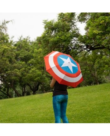 CAPTAIN AMERICA - Logo - Parapluie Pliable - vue de dos