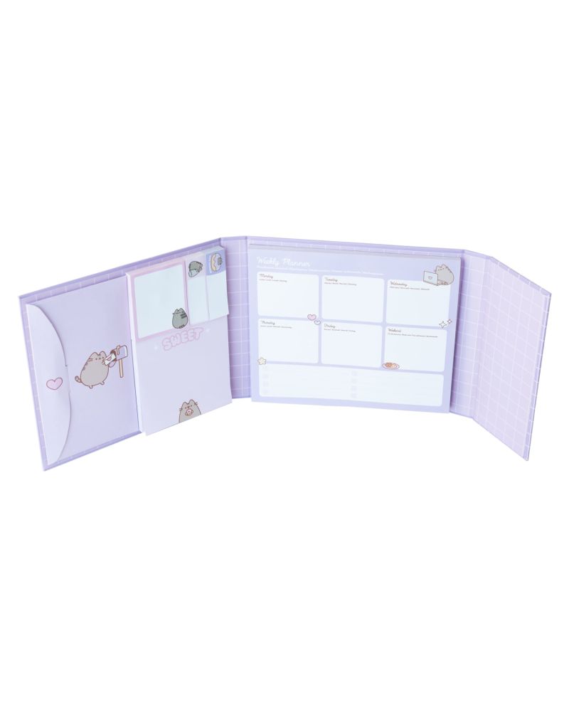 PUSHEEN - Planificateur Hebdomadaire + Bloc Note - vue principale