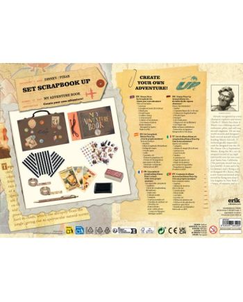 DISNEY - LA-HAUT - Coffret de Scrapbooking - vue de profil