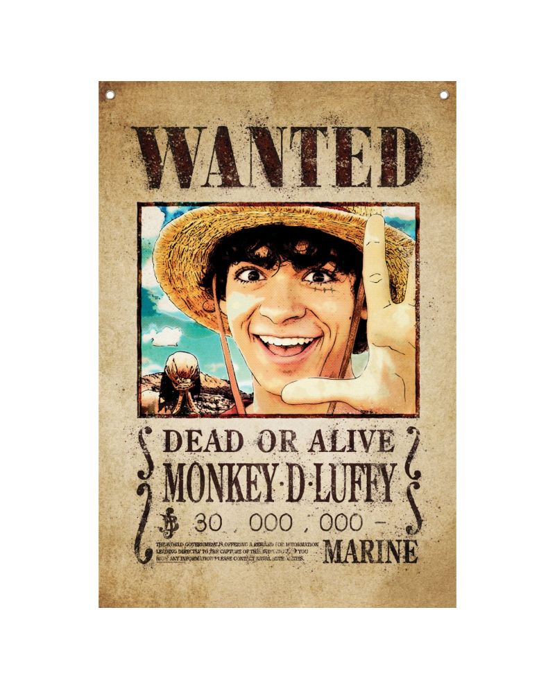 ONE PIECE NETFLIX - Wanted - Banner Murale '125 x 85 cm' - vue principale