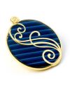 WICKED - Logo Shiz Bleu - Pin's - vue de face