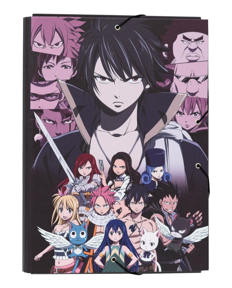 FAIRY TAIL - Classeur à Rabats Premium avec Elastiques A4 - vue principale