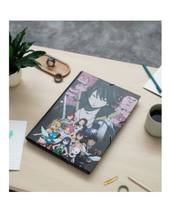 FAIRY TAIL - Classeur à Rabats Premium avec Elastiques A4 - vue de profil