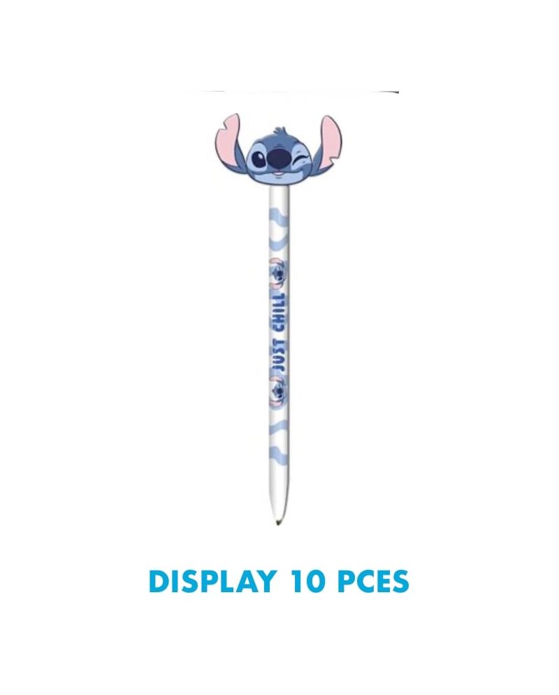 LILO & STITCH - Pencil & Topper Display (10 Bics) - vue principale
