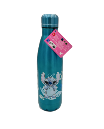 STITCH -Watercolor Bleu Métallisé -Bouteille en Acier Inoxydable 780ml - vue de dos