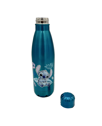 STITCH -Watercolor Bleu Métallisé -Bouteille en Acier Inoxydable 780ml - vue du packaging