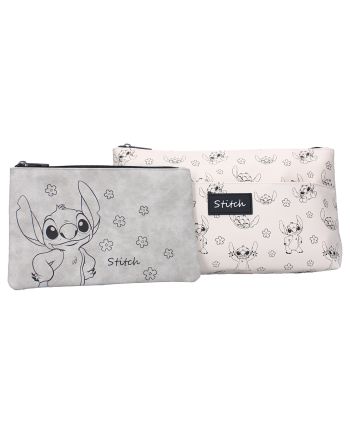 STITCH - Cute & Fashion - Double Trousse de Voyage '30x18x8cm' - vue de face