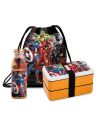 MARVEL - Set - Bouteille + Boite à Tartines + Sac - Avengers - vue principale