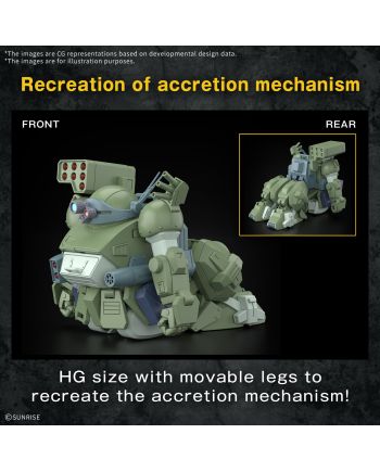 VOTOMS - HG Scopedog Turbo Custom - Model Kit - vue de detail