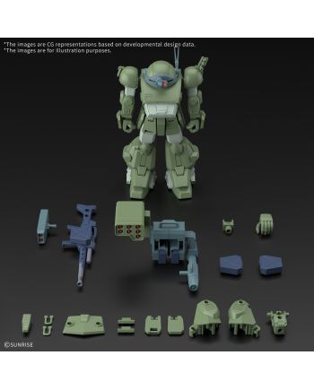 VOTOMS - HG Scopedog Turbo Custom - Model Kit - vue du packaging