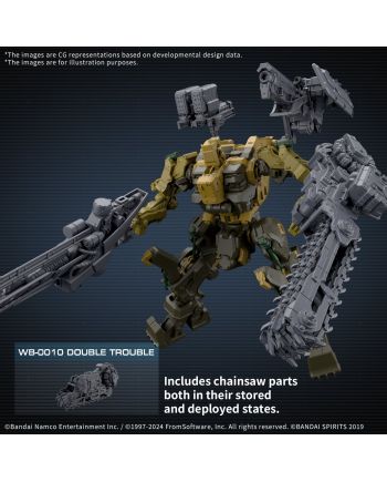 ARMORED CORE VI - CC-3000 Wrecker Milk Tooth - Model Kit - vue de profil