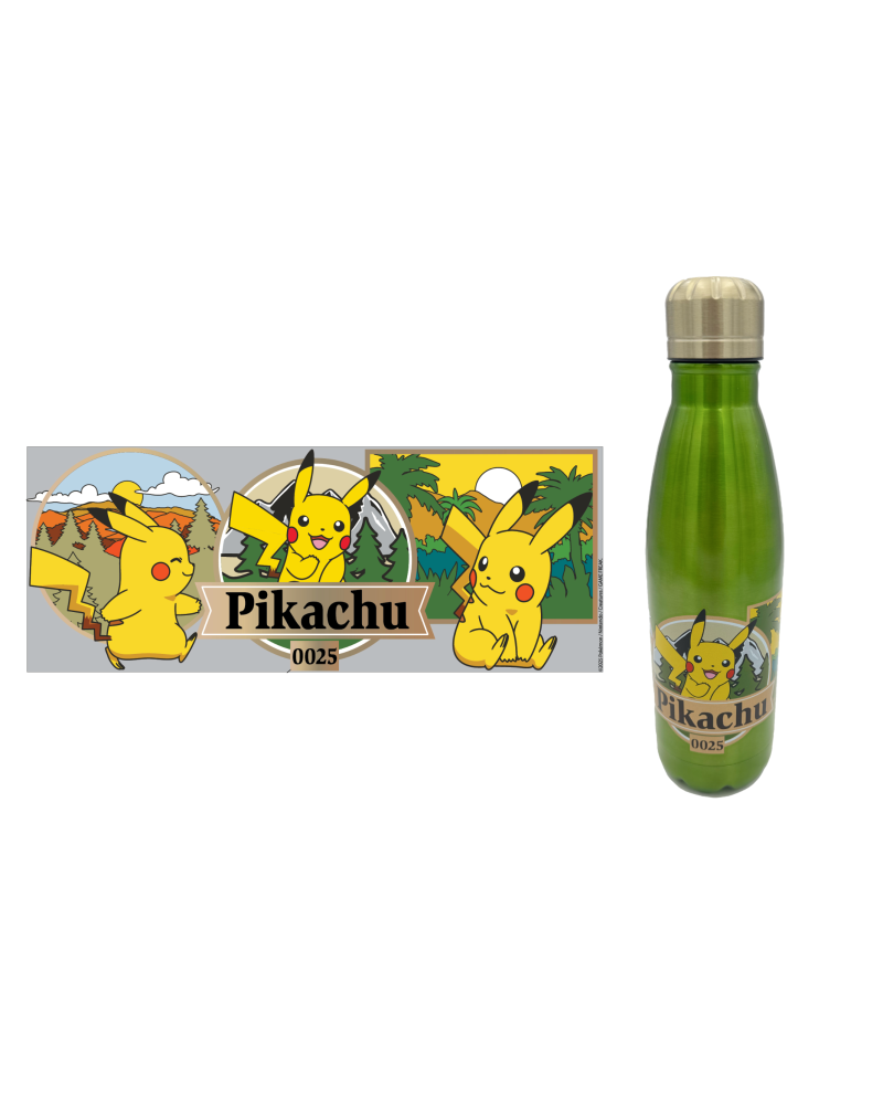POKEMON - A Wild Pikachu - Bouteille en Acier Inoxydable 780ml - vue principale