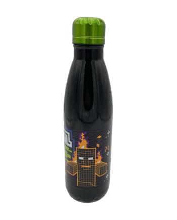 MINECRAFT - Survival Mode - Bouteille en Acier Inoxydable 780ml - vue de dos