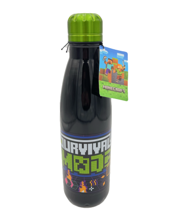 MINECRAFT - Survival Mode - Bouteille en Acier Inoxydable 780ml - vue de detail