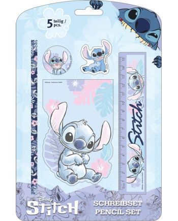 STITCH - Watercolor - Set de Papeterie - 5pc - vue principale