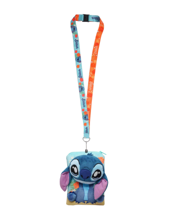 DISNEY - Stitch Sitting "Deluxe" - Lanyard avec pochette porte-cartes - vue principale