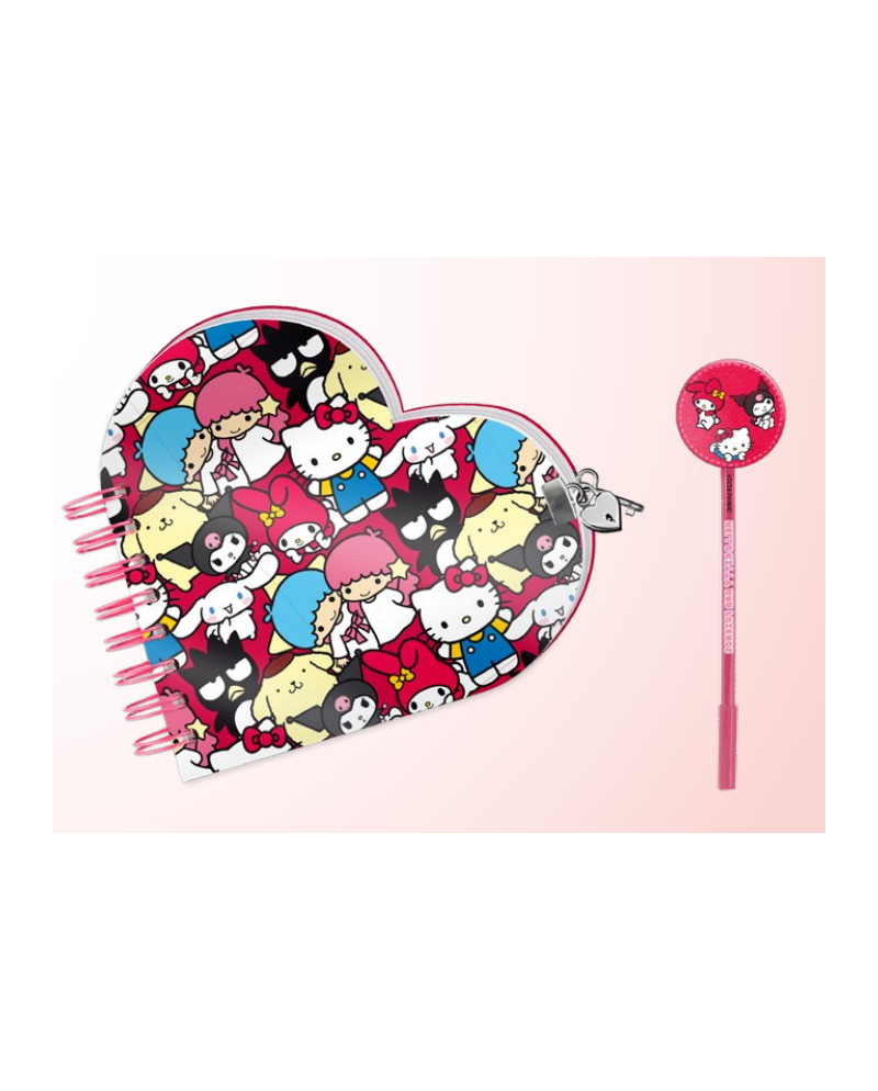 HELLO KITTY & Friends - Gift Box - Journal Secret + Stylo Bille - vue principale