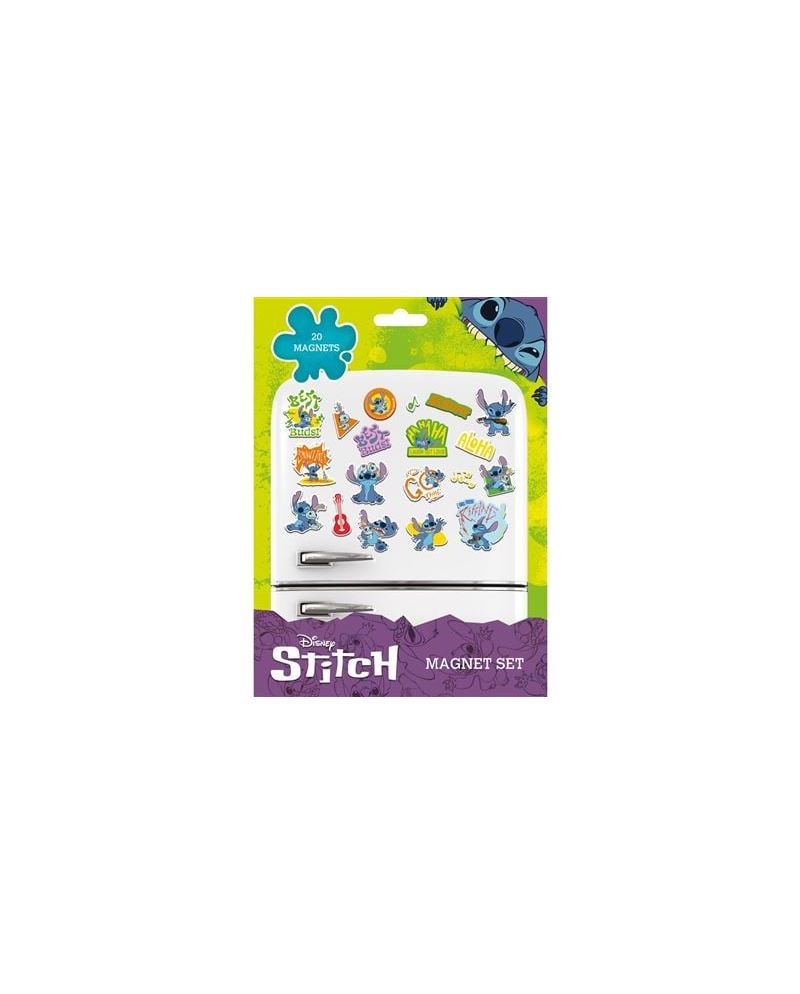 LILO & STITCH - Stitch & Scrump - Set de 20 magnets - vue principale