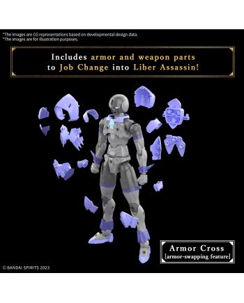 30MF - Liber Assassin - Model Kit - vue de dos